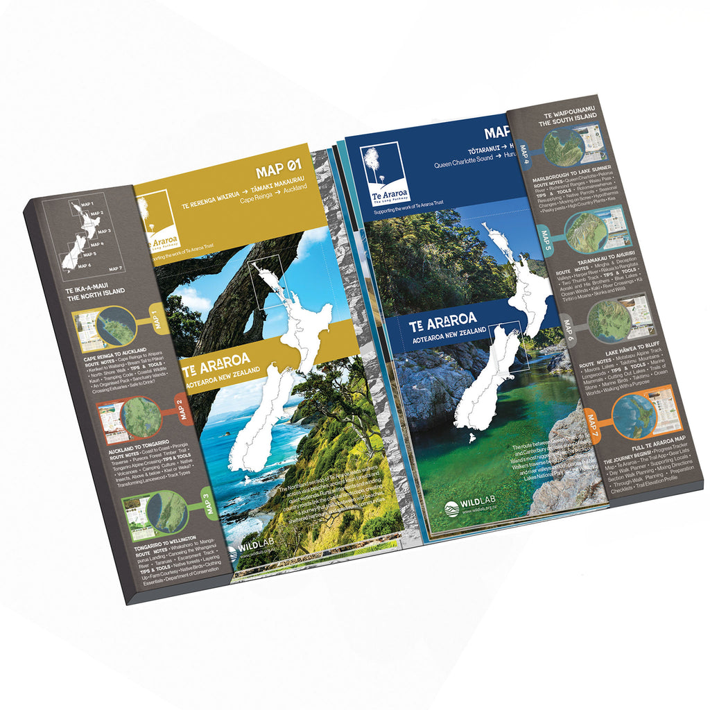 Te Araroa Map Series and Toolkit