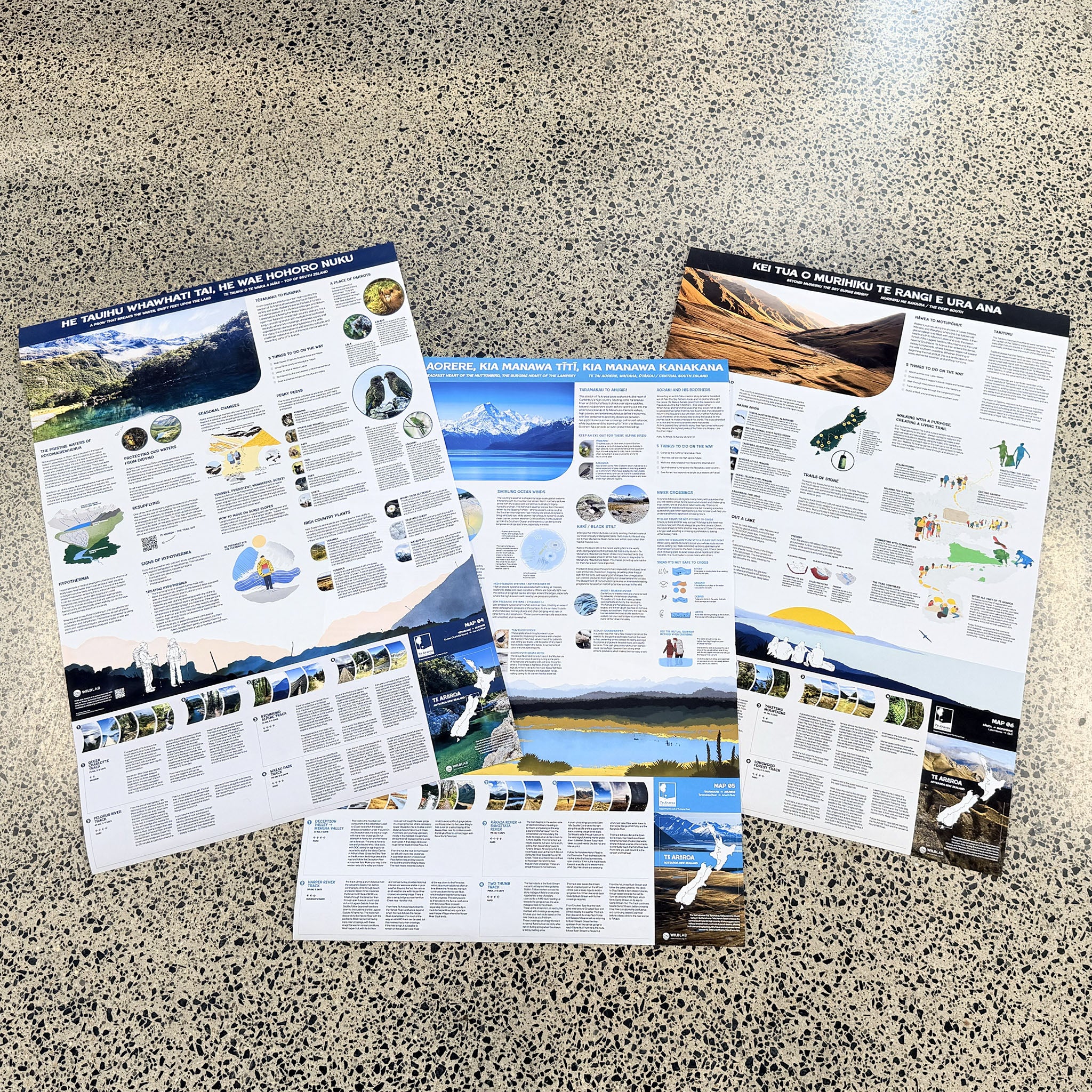 Te Araroa Map Series and Toolkit