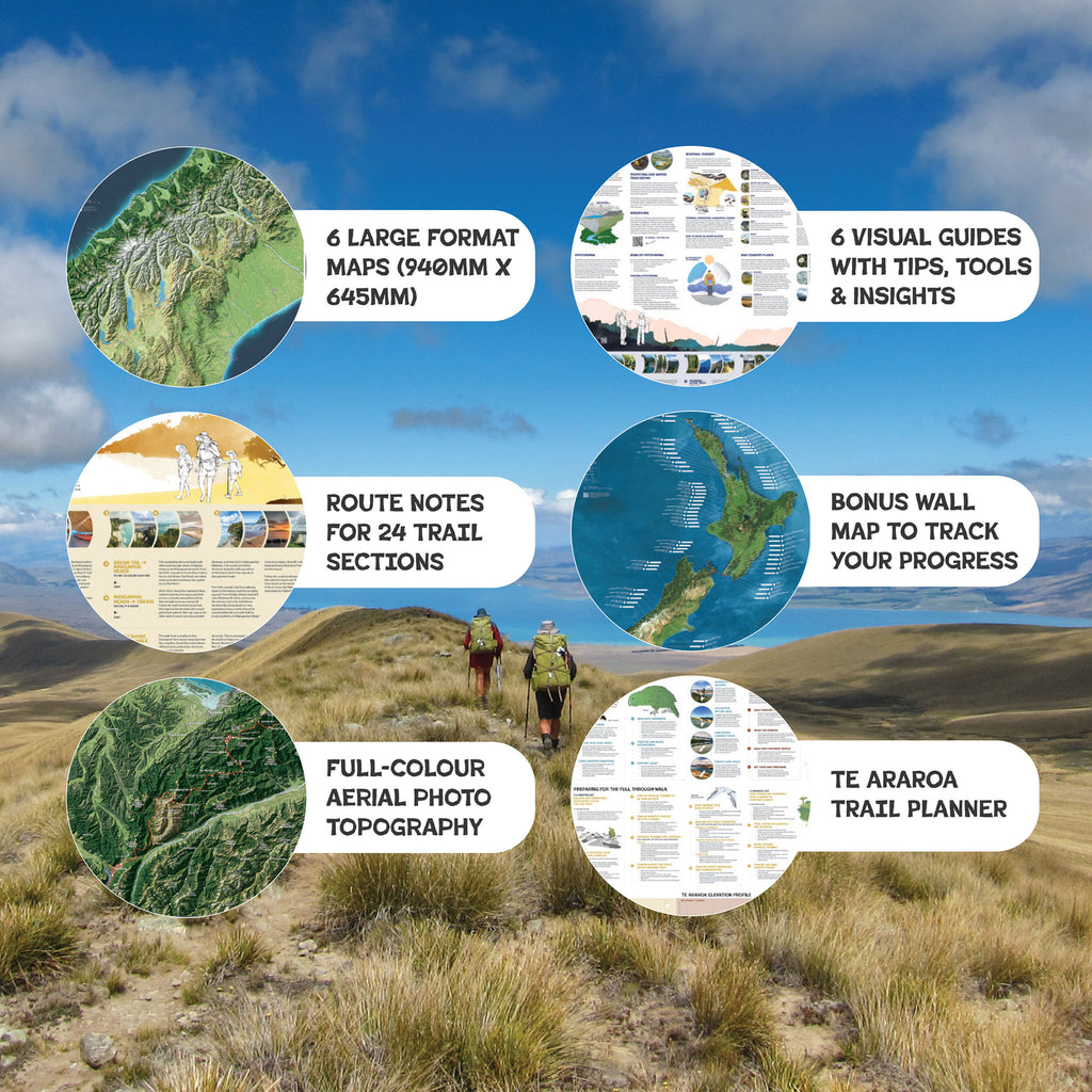 Teerk Roo Ra Map Te Araroa Map Series and Toolkit – WildLab